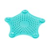 Umbra 023014-276 Starfish Hair Catcher, Tub Drain Hair Catcher, Surf
