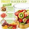 Creative Strawberry & Fruit Slicer | Detachable Cutter with Push