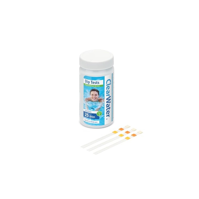 Clearwater Hot Tub, Pool and Spa Test Strips x 25