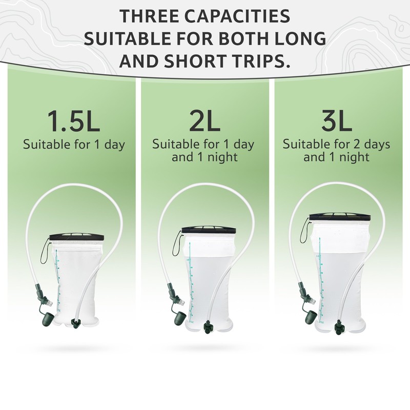 Naturehike TPU Hydration Bladder Lightweight Portable Outdoor Hydration Bladder with