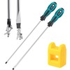 uoboeuq 2-Piece 12'' long Screwdriver Set, Long Blade Screwdriver Set
