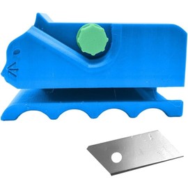 Songholee Cardboard Cutting Tool for DIY Cat Scratchers, Beds & Pet Accessories | Durable Corrugated Cardboard Cutter for Cat Lovers (Blue)