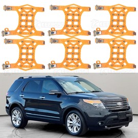 KEEPDSGN 6x Car Truck Wheel Tire Snow Emergency Anti-skid Chains For Ford Explorer Escape