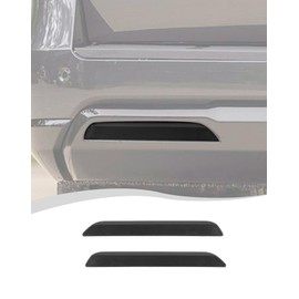 Hoolcar Rear Fog Light Trim Bezel Frame Decor Exterior Accessories Compatible with Ford Expedition 2022-2024, Smoked Black, 2PCs