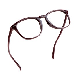 LifeArt Reading Glasses Anti Eyestrain Computer Readers Gaming GlassesTV Glasses Women and Men Anti Glare (Darkred, 3.50 Magnification)