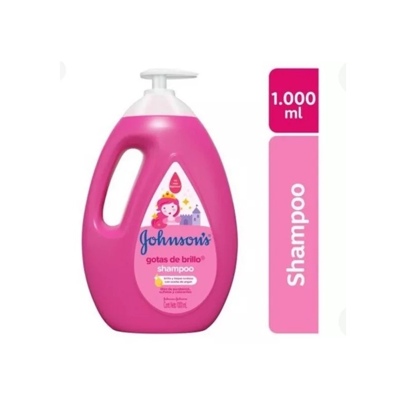 JOHNSON'S 2 Pack Shampoo Johnson's Gotas de Brillo 1 Litro
