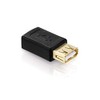 adaptare 41006 A-Female to A-Female USB 2.0 adaptor, black gold-plated