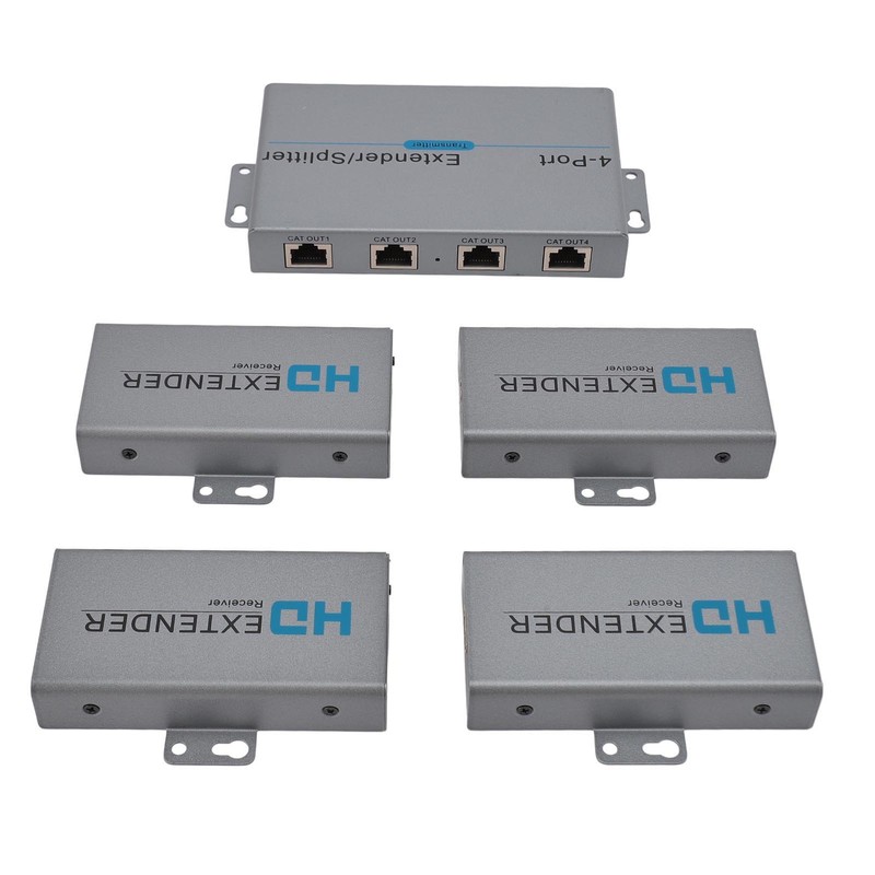 HD Multimedia Interface Extender Splitter 1x4 1080P 60Hz Extending 164ft