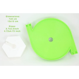 TracksCreations Mega Spinning Top for Ball Circuit, Gravitrax Compatible (2 Inputs)