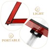 Healeved 3pcs Reflective Road Emergency Triangle Kit Warning Sign for