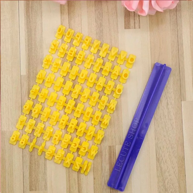 Stamp Letras Alfabeto Numero Sello Para Galletas Estampador Repost