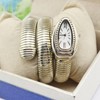 Women Watch Fashion Snake Shape Bangle Watch for Casual Work