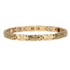 Brazalete de moda para mujer, brazalete de acero inoxidable con