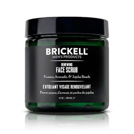 Brickell Men's Products Renewing Face Scrub, 4 Ounce