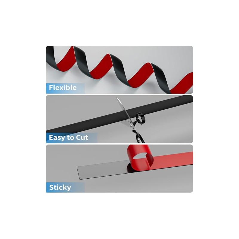Floor Transition Strip - Self Adhesive Vinyl Flooring Trim for