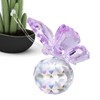Butterfly Statue,Crystal Butterfly Collection - Handcrafted Butterfly Decor with Crystal