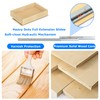 WelFurGeer Soft Close Pull Out Drawers for Cabinets, 14" W