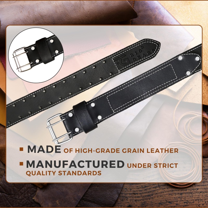 Rig Gears - Cinturón de herramientas de piel para hombres,