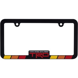 Toyota TRD Retro Flag Metal License Plate Frame