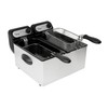 CHARD DF-6E, Dual Tank Deep Fryer, Stainless Steel, 6 liter,