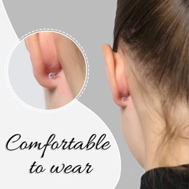 Rubber Earring Backs Soft Clear Earring Backings for Studs Hypoallergenic Silicone Earrings Backs Stopper Replacement for Women (200 Pcs)