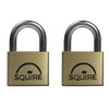 Squire Lion Brs Padlock 50mm KA Twin