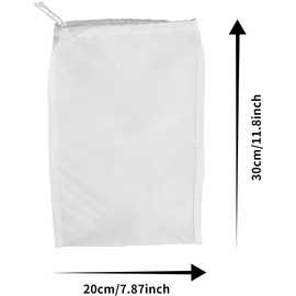 6pcs Reusable Micron Fine Mesh Filter Bags,Cheese Cloths for Straining Drawstring Cold Brew Coffee Cheese Cloths Strainer Bags,Juice Strainer Fine Mesh Nylon Straining Bag