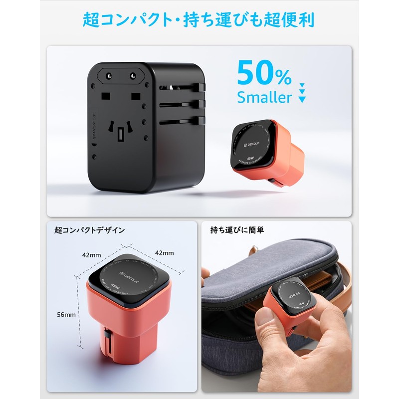 decqle Z16 Universal Conversion Plug, Multi-Conversion Plug