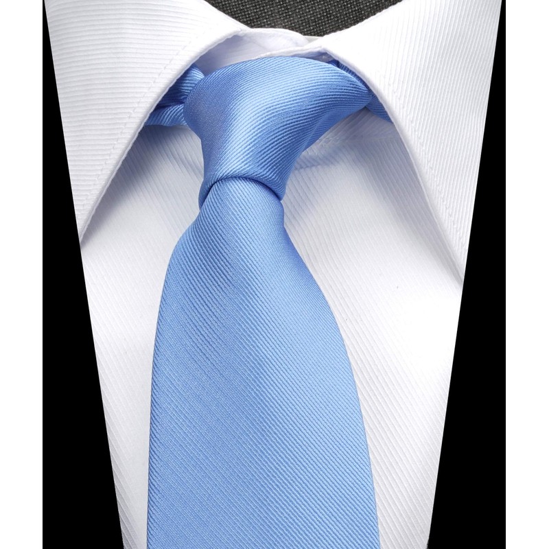 ZENXUS - Conjunto de corbata regular y bolsillo cuadrado para