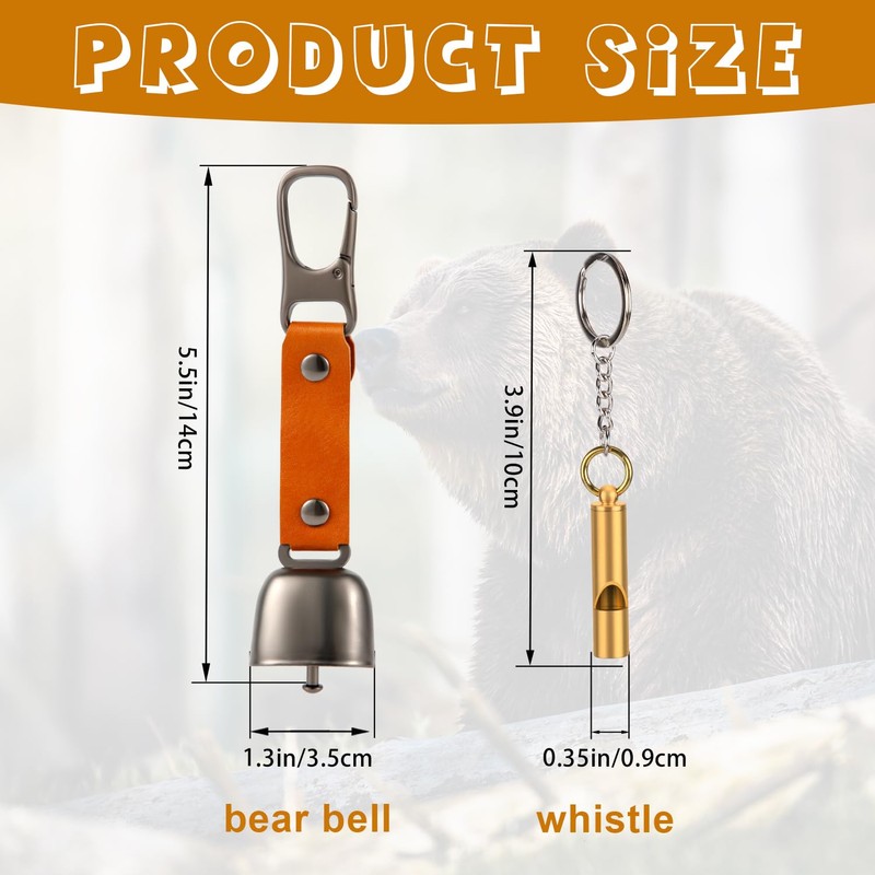 Bear Bell and Whistle, Magnetic silencer leather bear bell and