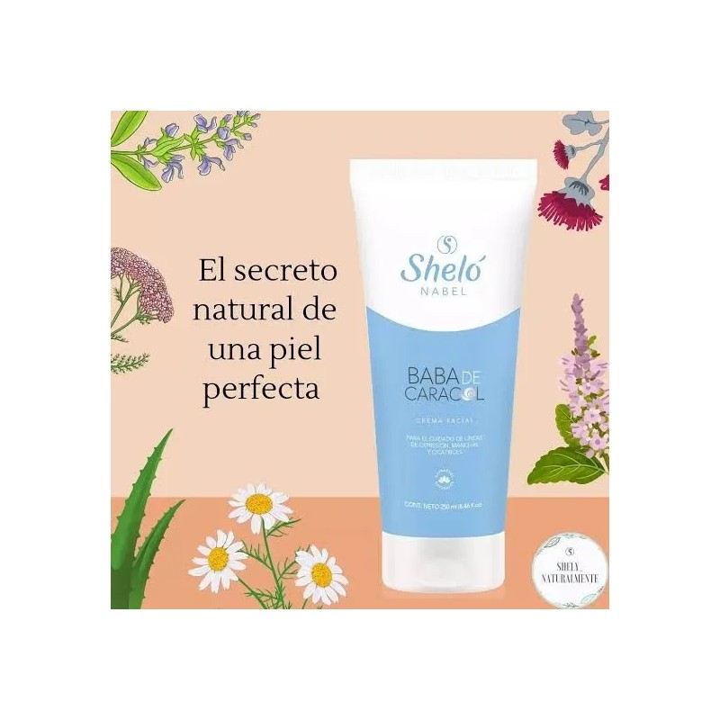 Crema Y Jabon Baba De Caracol + Colágeno Facial Shelo