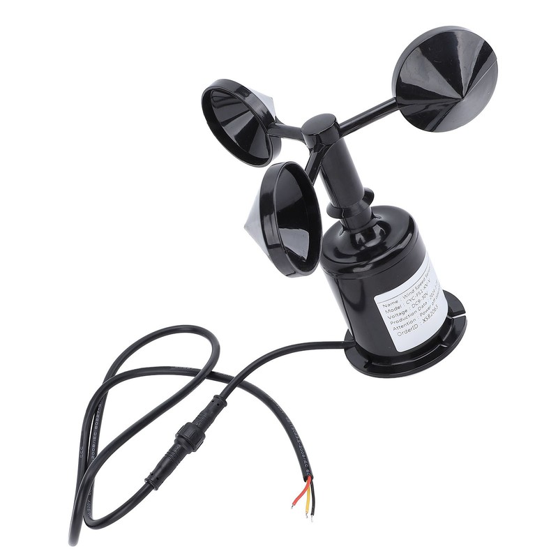 3 Cups Wind Speed Sensor Ultrasonic Sensor Weather Resistant High