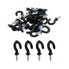 JIHUOO 100 Pcs 1/2 Inch Ceiling Cup Hooks Screw Ceiling