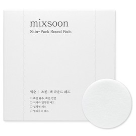 Mixsoon Skin Pack Round Pad, 1 piece, 240 sheets / 믹순 스킨 팩 라운드 패드, 1개, 240매입