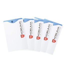 KORUMA RFID Blocking Card Protector Sleeves - Contactless Bank Debit and Credit Card Holder Protector - Card Security Protectors