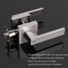 Probrico 2 Pack Square Door Lever Privacy Door Lock Handleset