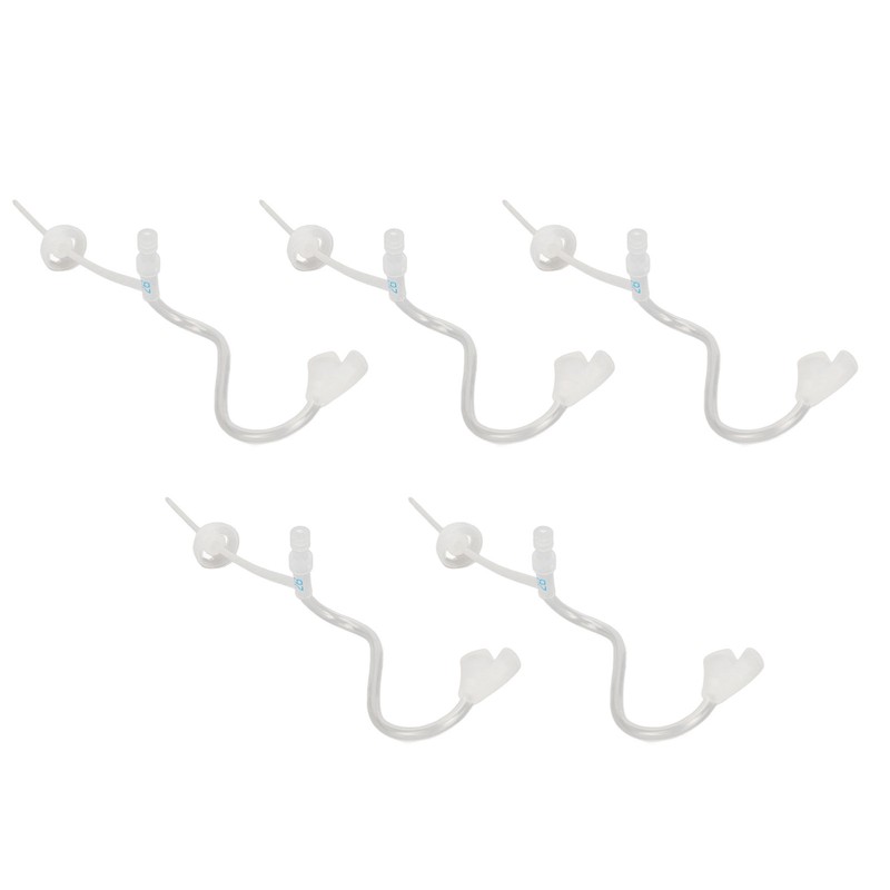 5pcs BTE Sound Aid Replacement Slim Tubes 2B Size Sound