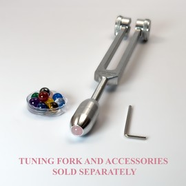 10mm Crystals for Gemstone Boot Tuning Fork Attachment – Combine Sound Healing and Crystal Therapy for Chakra Alignment Energy Flow - Enhanced Biofield Harmonization - MultiColor