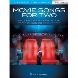 Movie Songs for Two Cellos Easy Instrumental Duets