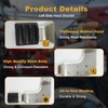 LLYZFED Left Side Hood Bracket Fit for Peterbilt 389 131