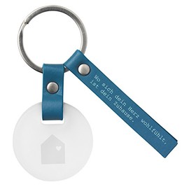 Unknown favourite key glasses house, blue