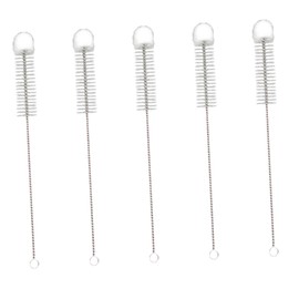 COLLBATH 5 Pack Softy Tip Nylon Brush Cotton Tip for Flask Cleaning Bottle Brush No Scratch Safe Comfortable to Hold