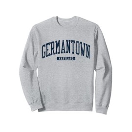 Germantown Maryland MD College University Style Blue Sweatshirt