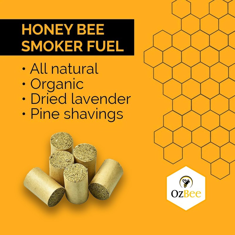 OZBEE Smoker Fuel Pellets | Natural Beekeeping Smoker Pellets Premium