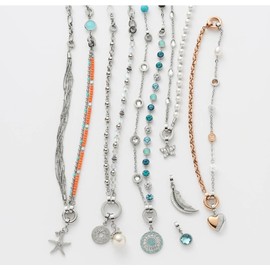 Jewels by Leonardo Clip & Mix Stainless Steel Ring Size, Stainless Steel, Cubic Zirconia