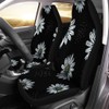 Pinbeam Car Seat Covers Yellow Flower Daisy Pattern in Beautiful