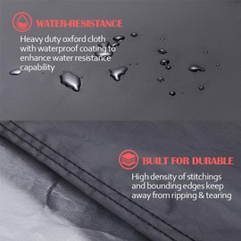 Cubierta para barbacoa, redonda, impermeable, resistente, con tela Oxford 210D, se adapta a la parrilla de carbón vegetal Sunlifer de 20.5 pulgadas, a prueba de desgarros, resistente a los rayos UV y al agua (60 x 60 x 77 cm)