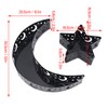 Ramadan Dessert Tray Iron Reusable Large Capacity Moon Star Shaped