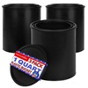 1-Quart Plastic Paint Bucket (3 Pack) - Triple Lock Airtight