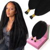YoungSee I Tip Hair Extensions Human Hair Black Itip Hair